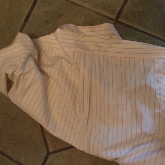 EUC Men's cream stripe shirt XXL by Raintree - Picture 4 of 4